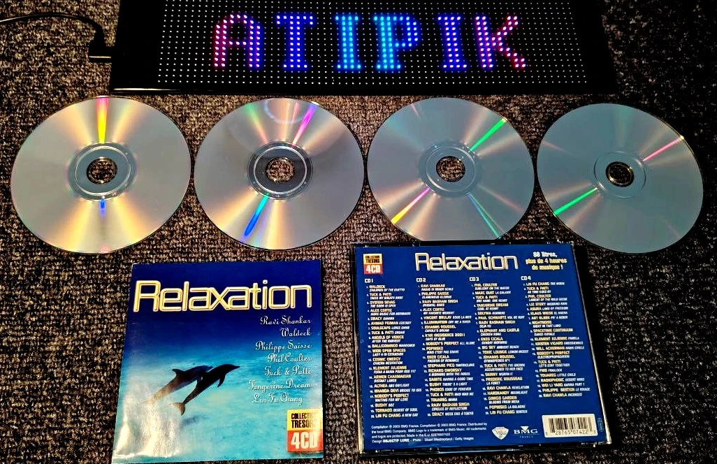 ♦ Coffret 4 CD Relaxation - 80 Titres - Ravi Shankar, Tangerine Dream🦊 – photo 4